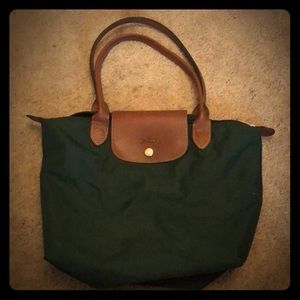 Longchamp le pliage hunter green